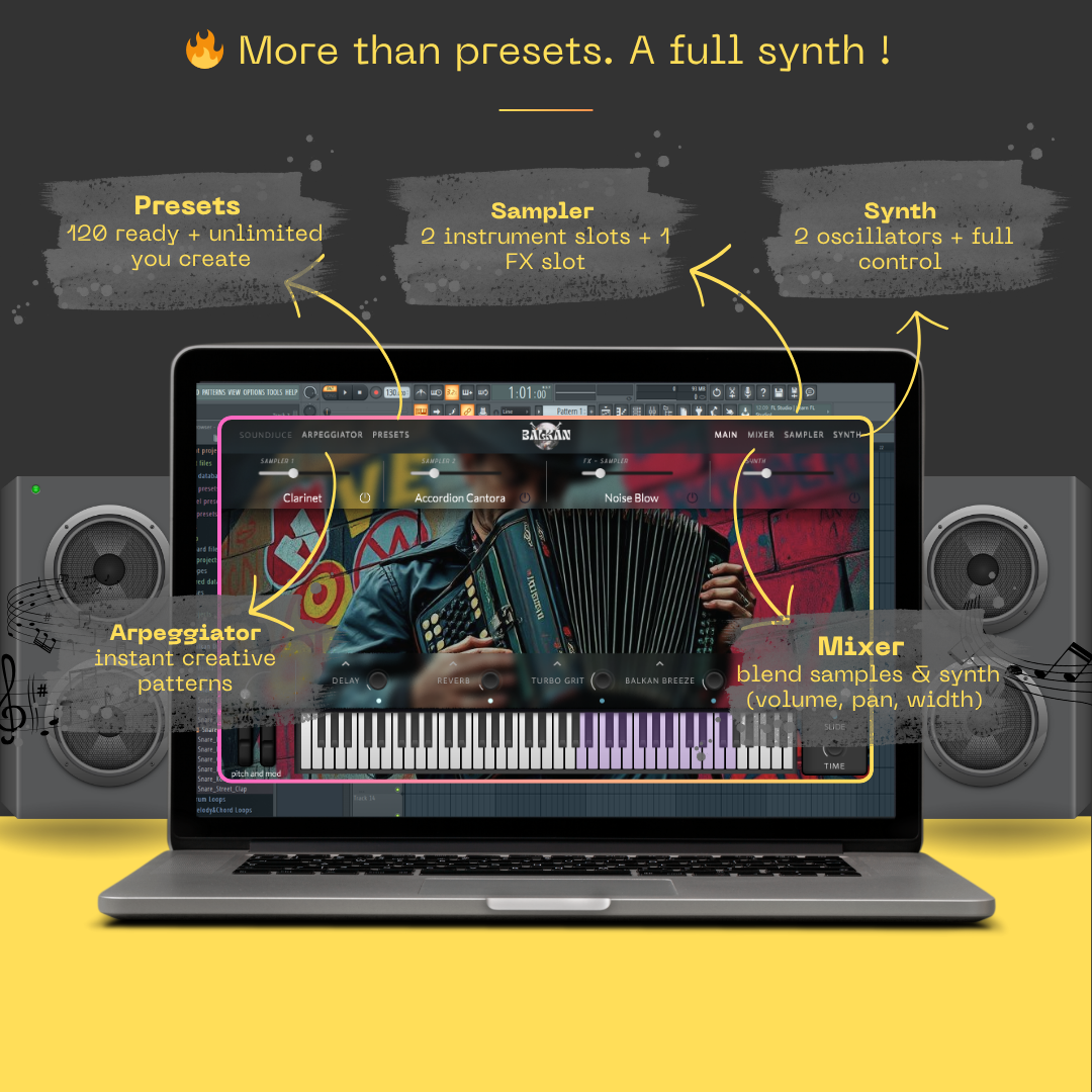 Balkan Plugin , more than presets, a full synth