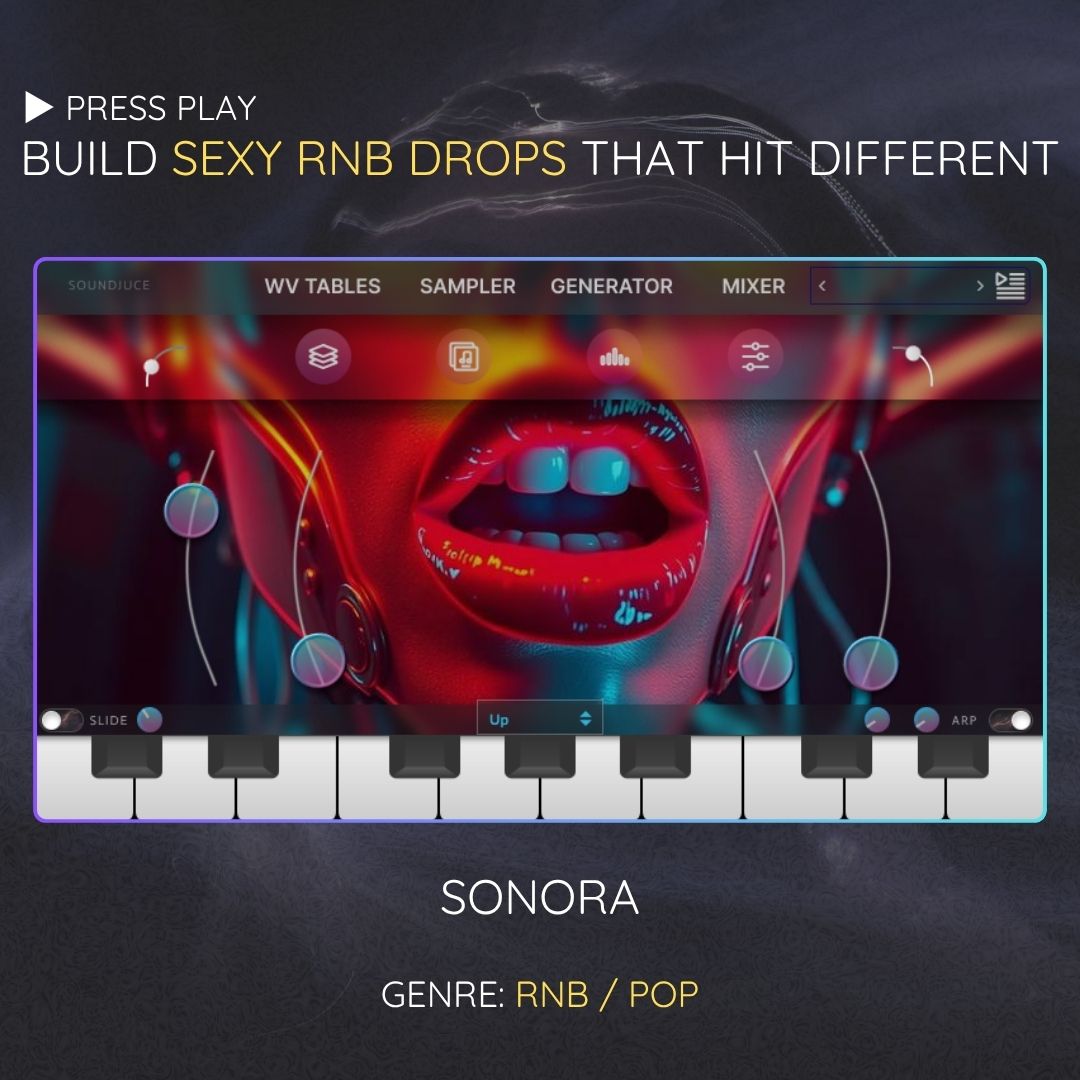 make rnb type beats with sonora plugin
